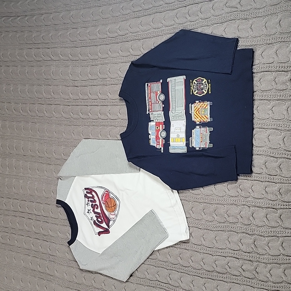 Boys 4T 2 Piece Long Sleeve T-Shirt Bundle